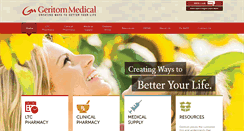 Desktop Screenshot of geritommedical.com